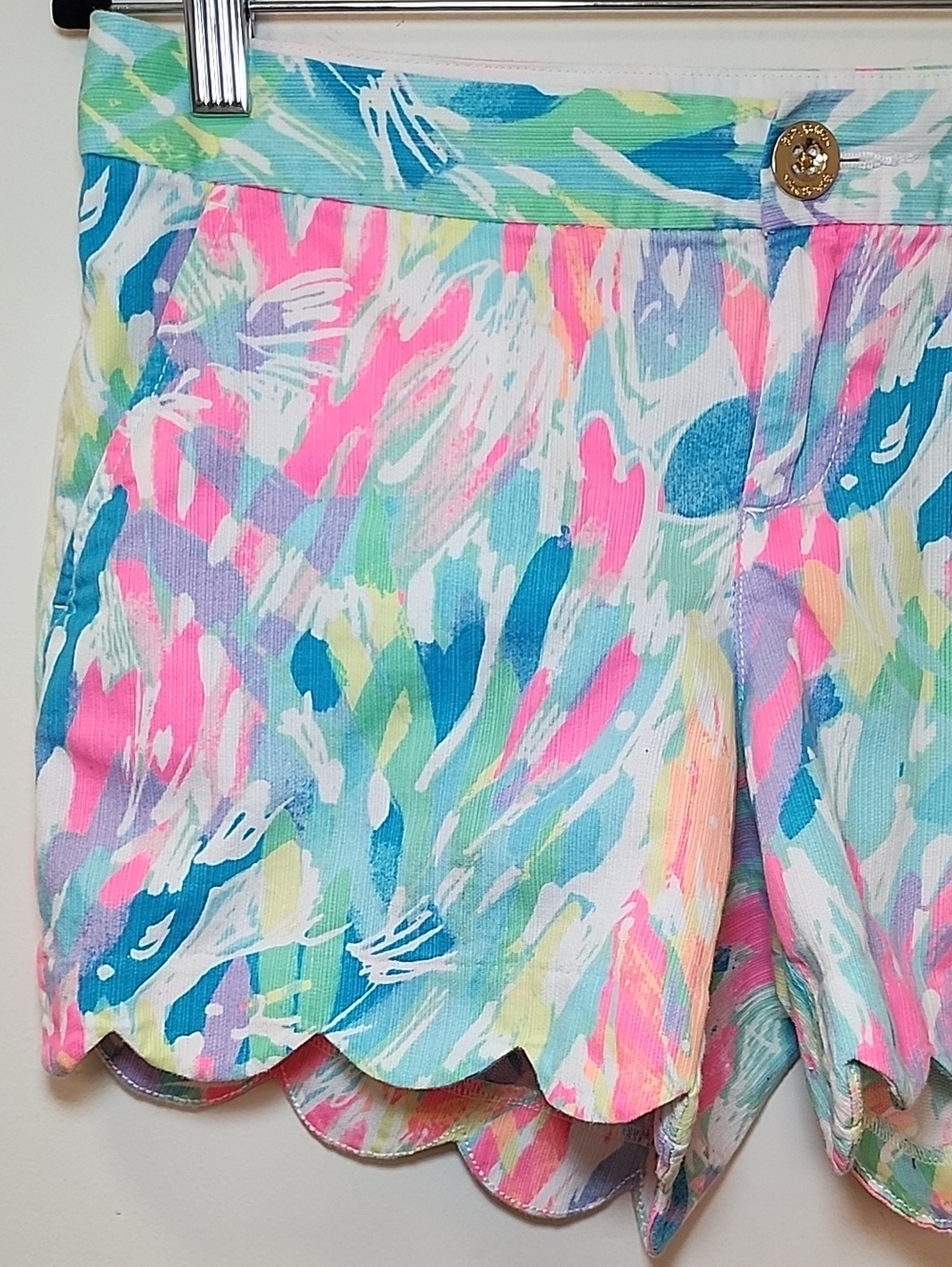 Lilly Pulitzer Buttercup Shorts Multi Sparkling Sands Size 4 - Picture 5 of 16